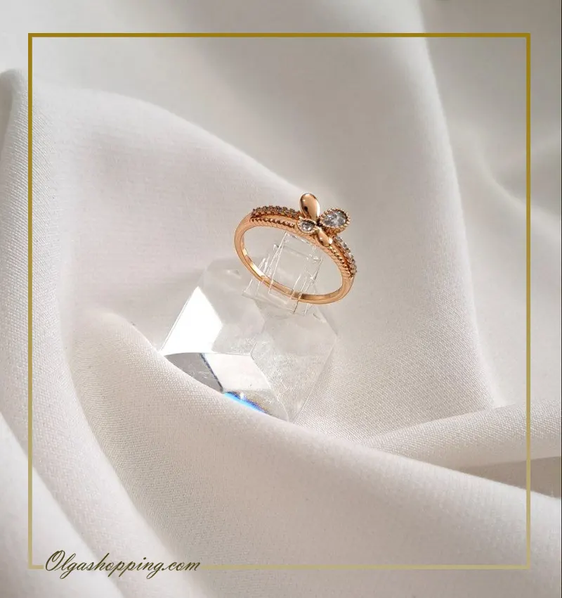 خرید بدلیجات | انگشتر دخترانه پروانه کوچک خرید بدلیجات | انگشتر دخترانه پروانه کوچک